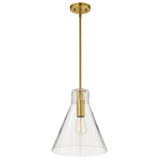 Myhouse Lighting Nuvo Lighting - 60-8348 - One Light Pendant - Gianna - Vintage Brass