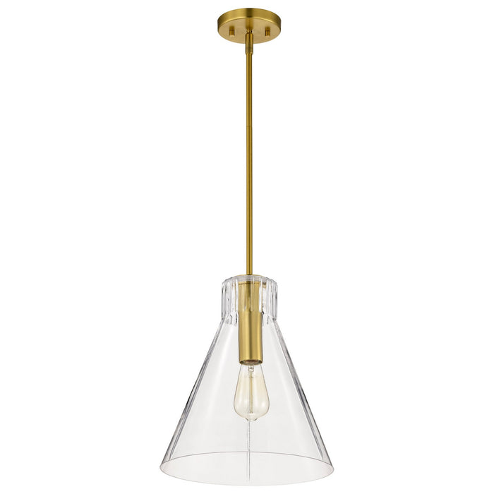 Myhouse Lighting Nuvo Lighting - 60-8348 - One Light Pendant - Gianna - Vintage Brass