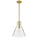 Myhouse Lighting Nuvo Lighting - 60-8348 - One Light Pendant - Gianna - Vintage Brass