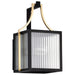 Myhouse Lighting Nuvo Lighting - 60-8501 - One Light Outdoor Wall Lantern - Holden - Black / Gold