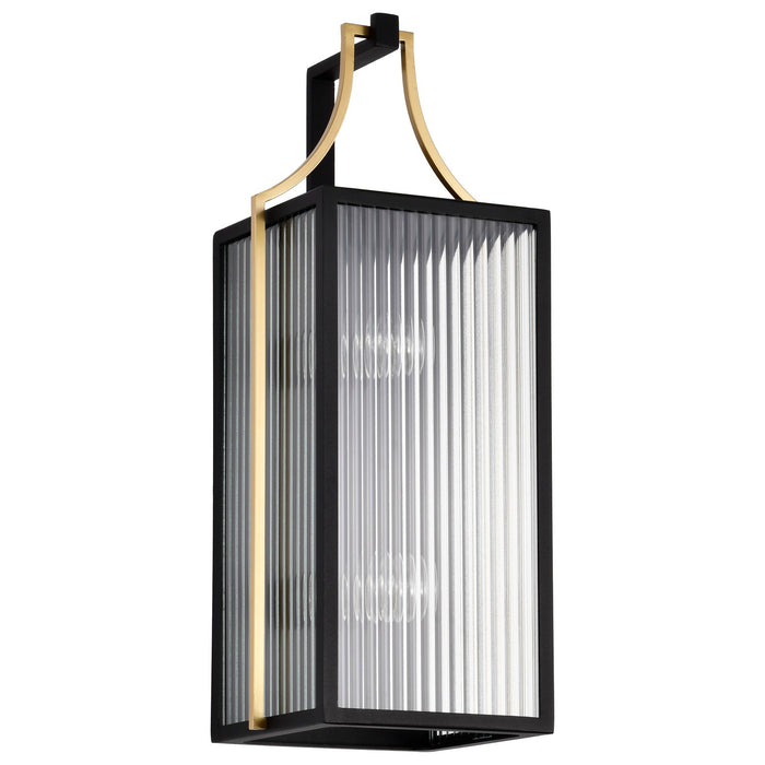 Myhouse Lighting Nuvo Lighting - 60-8503 - Two Light Outdoor Wall Lantern - Holden - Black / Gold