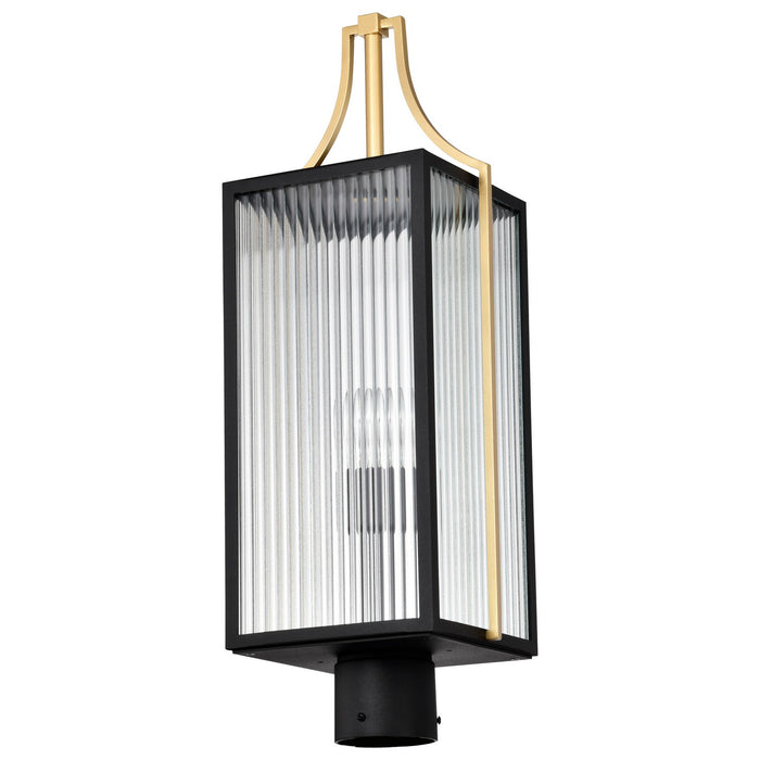 Myhouse Lighting Nuvo Lighting - 60-8504 - One Light Outdoor Post Lantern - Holden - Black / Gold