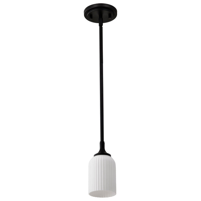 Myhouse Lighting Nuvo Lighting - 60-8645 - One Light Mini Pendant - Solara - Matte Black