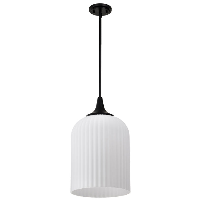 Myhouse Lighting Nuvo Lighting - 60-8646 - One Light Pendant - Solara - Matte Black