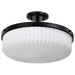 Myhouse Lighting Nuvo Lighting - 60-8647 - Three Light Semi-Flush Mount - Solara - Matte Black