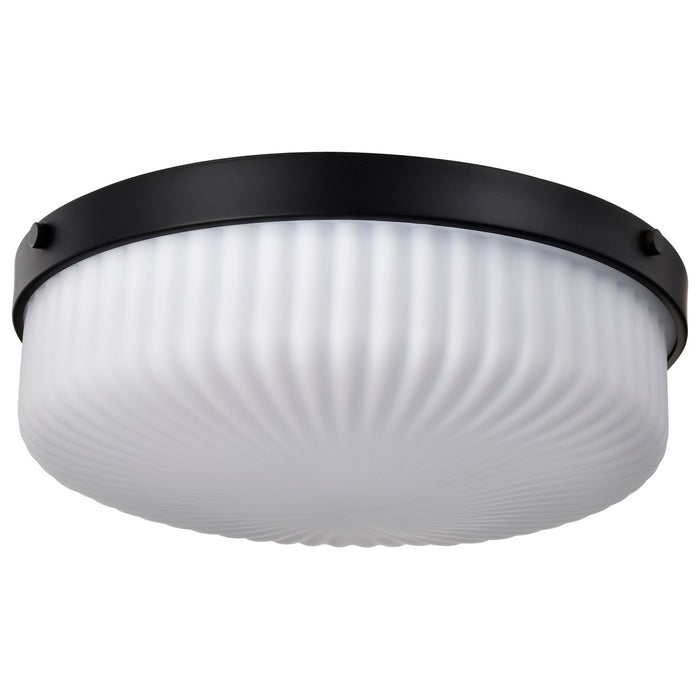 Myhouse Lighting Nuvo Lighting - 60-8648 - Three Light Flush Mount - Solara - Matte Black