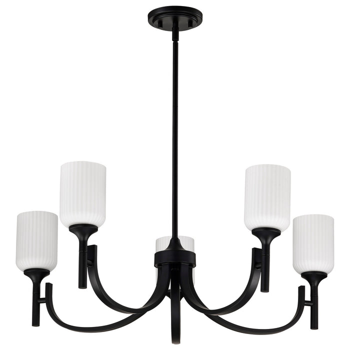 Myhouse Lighting Nuvo Lighting - 60-8650 - Five Light Chandelier - Solara - Matte Black