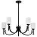 Myhouse Lighting Nuvo Lighting - 60-8650 - Five Light Chandelier - Solara - Matte Black