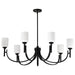Myhouse Lighting Nuvo Lighting - 60-8651 - Seven Light Chandelier - Solara - Matte Black