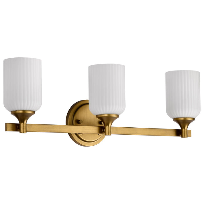 Myhouse Lighting Nuvo Lighting - 60-8663 - Three Light Vanity - Solara - Natural Brass