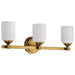 Myhouse Lighting Nuvo Lighting - 60-8663 - Three Light Vanity - Solara - Natural Brass