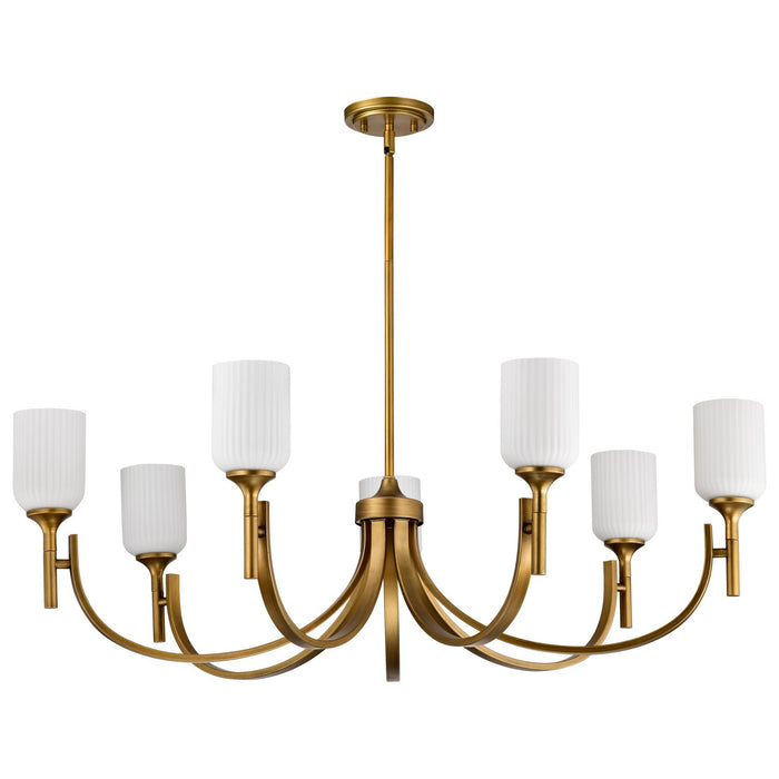 Myhouse Lighting Nuvo Lighting - 60-8671 - Seven Light Chandelier - Solara - Natural Brass