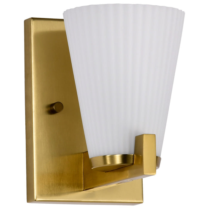 Myhouse Lighting Nuvo Lighting - 60-8721 - One Light Vanity - Royale - Burnished Brass
