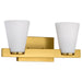Myhouse Lighting Nuvo Lighting - 60-8722 - Two Light Vanity - Royale - Burnished Brass