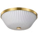 Myhouse Lighting Nuvo Lighting - 60-8725 - Three Light Flush Mount - Royale - Burnished Brass