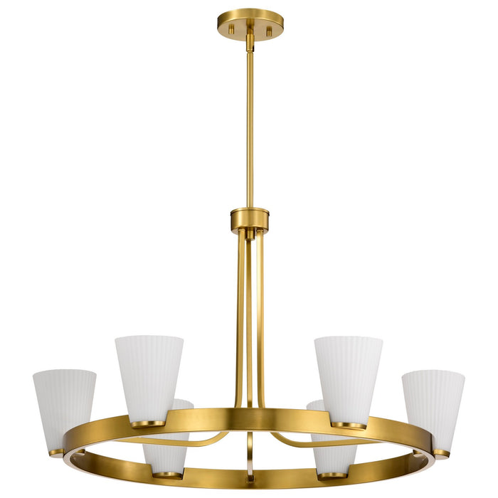 Myhouse Lighting Nuvo Lighting - 60-8726 - Five Light Chandelier - Royale - Burnished Brass