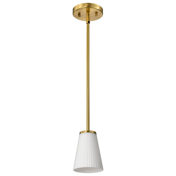 Myhouse Lighting Nuvo Lighting - 60-8727 - One Light Mini Pendant - Royale - Burnished Brass