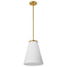 Myhouse Lighting Nuvo Lighting - 60-8728 - One Light Pendant - Royale - Burnished Brass