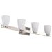 Myhouse Lighting Nuvo Lighting - 60-8734 - Four Light Vanity - Royale - Brushed Nickel