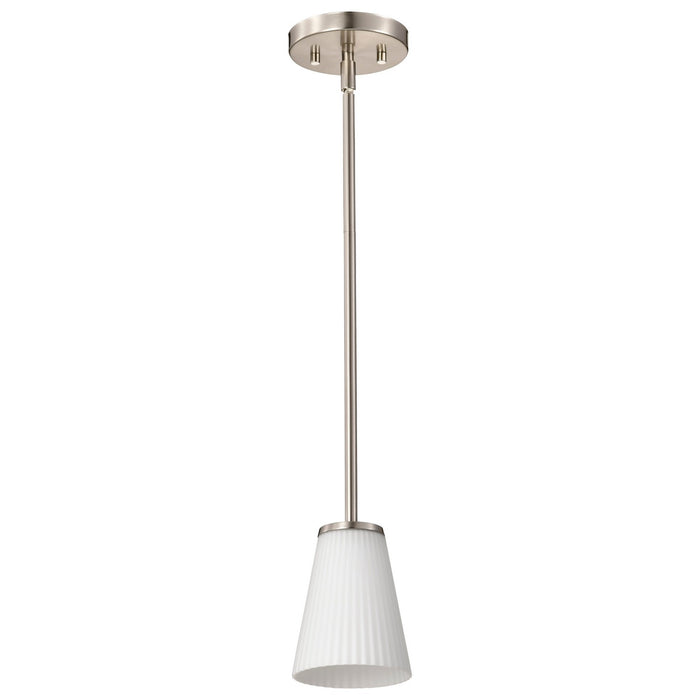 Myhouse Lighting Nuvo Lighting - 60-8737 - One Light Mini Pendant - Royale - Brushed Nickel