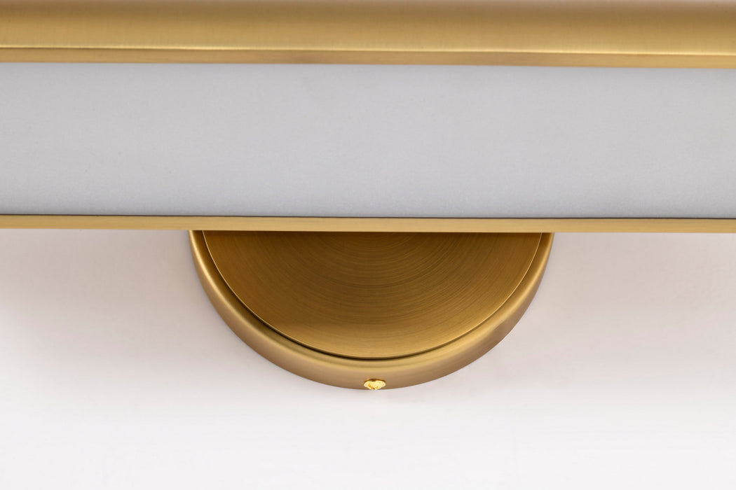 Myhouse Lighting Nuvo Lighting - 62-2352 - LED Vanity - Auden - Vintage Brass