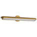 Myhouse Lighting Nuvo Lighting - 62-2362 - LED Vanity - Auden - Vintage Brass