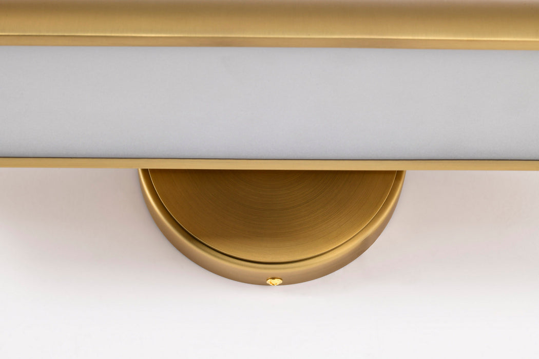 Myhouse Lighting Nuvo Lighting - 62-2362 - LED Vanity - Auden - Vintage Brass