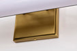Myhouse Lighting Nuvo Lighting - 62-2377 - LED Vanity - Cora - Vintage Brass