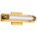 Myhouse Lighting Nuvo Lighting - 62-2382 - LED Vanity - Larissa - Vintage Brass
