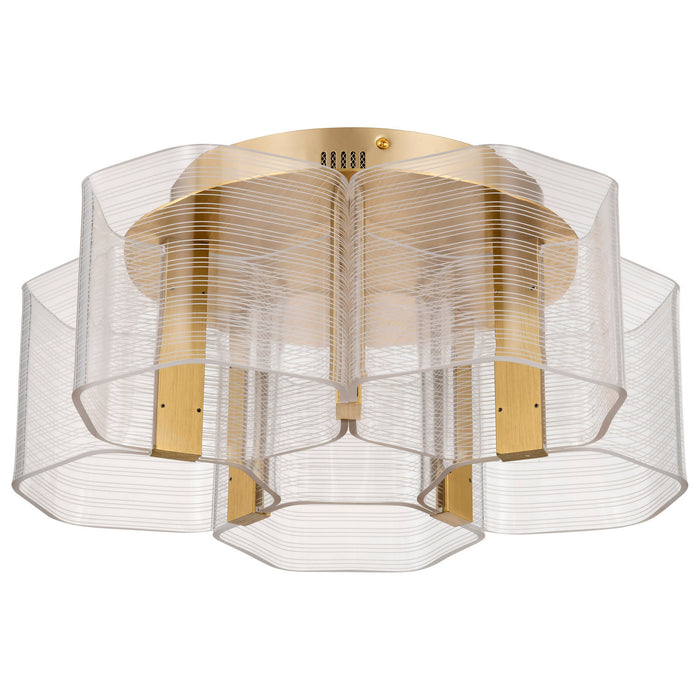 Myhouse Lighting Nuvo Lighting - 62-2401 - LED Flush Mount - Kenzo - Polished Anodized Bronze
