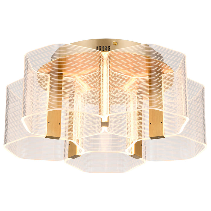 Myhouse Lighting Nuvo Lighting - 62-2401 - LED Flush Mount - Kenzo - Polished Anodized Bronze