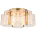Myhouse Lighting Nuvo Lighting - 62-2401 - LED Flush Mount - Kenzo - Polished Anodized Bronze