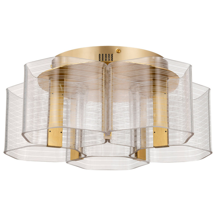 Myhouse Lighting Nuvo Lighting - 62-2401 - LED Flush Mount - Kenzo - Polished Anodized Bronze