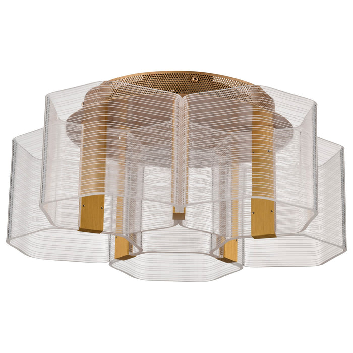 Myhouse Lighting Nuvo Lighting - 62-2401 - LED Flush Mount - Kenzo - Polished Anodized Bronze