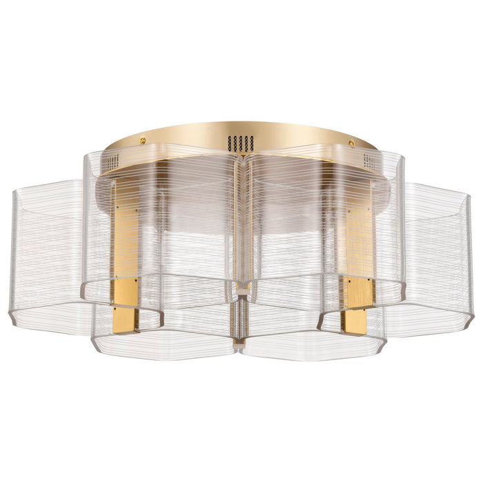 Myhouse Lighting Nuvo Lighting - 62-2402 - LED Flush Mount - Kenzo - Polished Anodized Bronze
