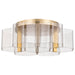 Myhouse Lighting Nuvo Lighting - 62-2402 - LED Flush Mount - Kenzo - Polished Anodized Bronze