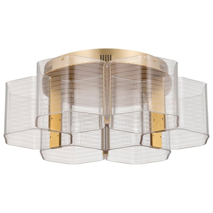 Myhouse Lighting Nuvo Lighting - 62-2402 - LED Flush Mount - Kenzo - Polished Anodized Bronze