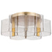Myhouse Lighting Nuvo Lighting - 62-2402 - LED Flush Mount - Kenzo - Polished Anodized Bronze