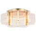 Myhouse Lighting Nuvo Lighting - 62-2402 - LED Flush Mount - Kenzo - Polished Anodized Bronze