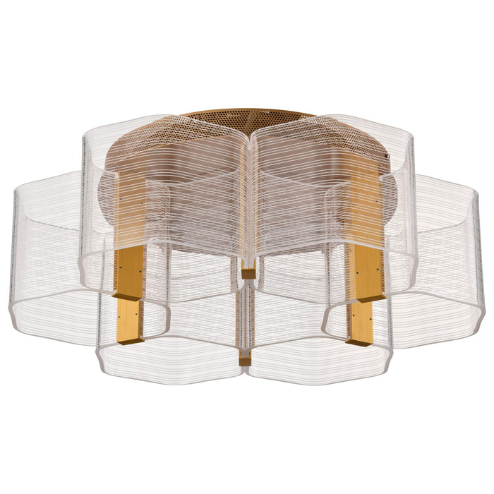 Myhouse Lighting Nuvo Lighting - 62-2402 - LED Flush Mount - Kenzo - Polished Anodized Bronze