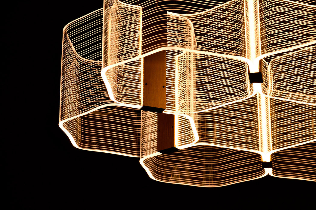 Myhouse Lighting Nuvo Lighting - 62-2403 - LED Chandelier - Kenzo - Polished Anodized Bronze