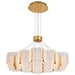 Myhouse Lighting Nuvo Lighting - 62-2404 - LED Chandelier - Kenzo - Polished Anodized Bronze