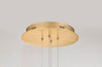 Myhouse Lighting Nuvo Lighting - 62-2404 - LED Chandelier - Kenzo - Polished Anodized Bronze