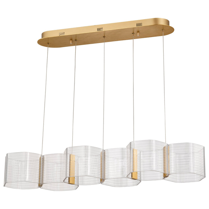 Myhouse Lighting Nuvo Lighting - 62-2405 - LED Island Pendant - Kenzo - Polished Anodized Bronze