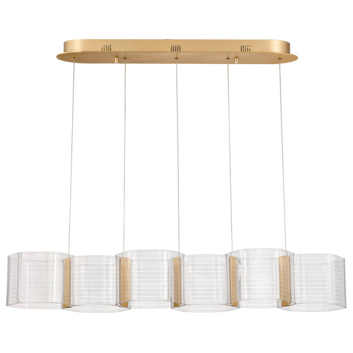 Myhouse Lighting Nuvo Lighting - 62-2405 - LED Island Pendant - Kenzo - Polished Anodized Bronze