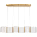 Myhouse Lighting Nuvo Lighting - 62-2405 - LED Island Pendant - Kenzo - Polished Anodized Bronze