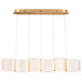 Myhouse Lighting Nuvo Lighting - 62-2405 - LED Island Pendant - Kenzo - Polished Anodized Bronze