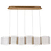Myhouse Lighting Nuvo Lighting - 62-2405 - LED Island Pendant - Kenzo - Polished Anodized Bronze
