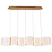Myhouse Lighting Nuvo Lighting - 62-2405 - LED Island Pendant - Kenzo - Polished Anodized Bronze