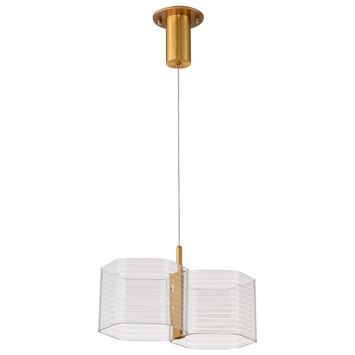 Myhouse Lighting Nuvo Lighting - 62-2406 - LED Mini Pendant - Kenzo - Polished Anodized Bronze